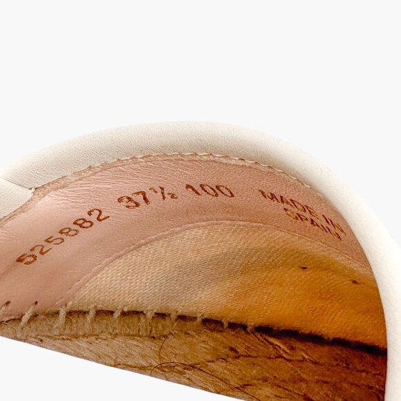 Gucci Interlocking GG Espadrille EU 37.5 US 7.5 Beige Web Stripe Logo Canvas - Picture 11 of 14